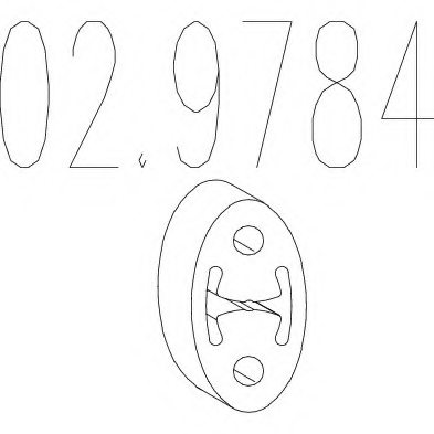 MTS 02.9784 Rubber Buffer, silencer